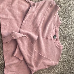 Pink Wild Fable knitted cropped top